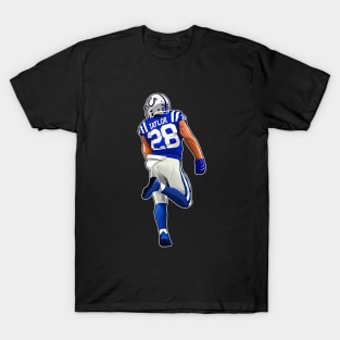 Jonathan Taylor #28 Runs Back T-Shirt